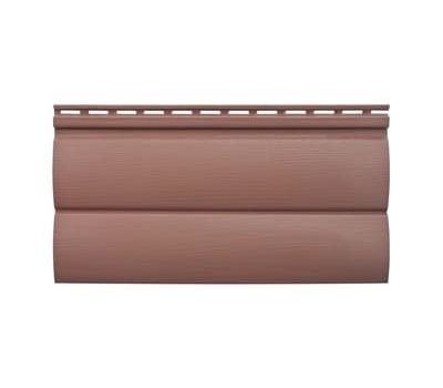 Сайдинг Blockhouse Bh-03 (Блокхаус), Красно-коричневый от производителя Альта-профиль по цене 380 р Сайдинг Blockhouse Bh-03 (Блокхаус), Красно-коричневый от производителя Альта-профиль по цене 380 р