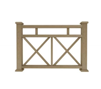 Ограждение из ДПК Ж1 натуральный от производителя Dortmax по цене 11 590 р Ограждение из ДПК Ж1 натуральный от производителя Dortmax по цене 11 590 р