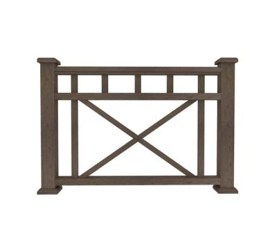 Ограждение из ДПК Д1 коричневый от производителя Dortmax по цене 11 680 р Ограждение из ДПК Д1 коричневый от производителя Dortmax по цене 11 680 р