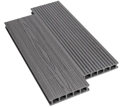 Террасная доска ДПК Praktik Optimum - Серый от производителя  Deckart (Россия) по цене 405 р