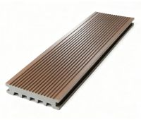 Террасная доска ДПК Базик полнотелая Графит Террасная доска ДПК Базик полнотелая Графит