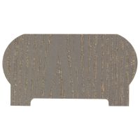 Заглушка торцевая для перил ДПК 95х50 Графит Заглушка торцевая для перил ДПК 95х50 Графит