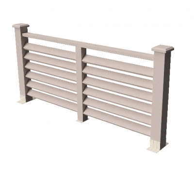 Декоративные ограждения ДПК "Босфор", Выбеленный дуб, шлифованное от производителя GrinderDeco по цене 7 591 р Декоративные ограждения ДПК "Босфор", Выбеленный дуб, шлифованное от производителя GrinderDeco по цене 7 591 р