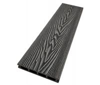 Террасная доска Double 3D Антрацит Террасная доска Double 3D Антрацит