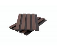 Стеновая панель брусковая из ДПК CO-EX MIX Chocolate Mix Стеновая панель брусковая из ДПК CO-EX MIX Chocolate Mix