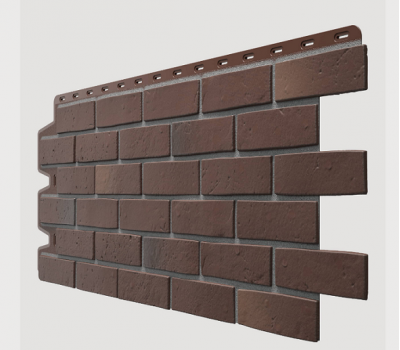 Фасадные панели (цокольный сайдинг) , Berg (кирпич), Braunberg Коричневый от производителя  Docke по цене 631 р