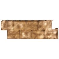 Фасадные панели (цокольный сайдинг) коллекция Галактика - Золото Фасадные панели (цокольный сайдинг) коллекция Галактика - Золото