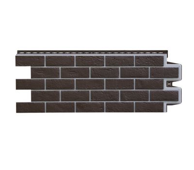 Фасадные панели Премиум состаренный кирпич Шоколадный (шов RAL 7006) от производителя  Grand Line по цене 615 р