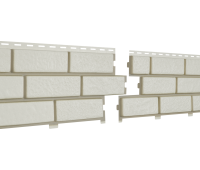 Фасадная панель Стоун Хаус - Кирпич с декорированным швом Белый Фасадная панель Стоун Хаус - Кирпич с декорированным швом Белый