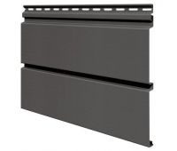 Виниловый сайдинг - Брус, Антрацит Виниловый сайдинг - Брус, Антрацит