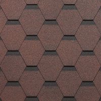 Гибкая черепица СОТА Красный Гибкая черепица СОТА Красный