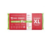 Утеплитель Роквул Скандик XL 100мм, 6 плит, 4.32м2, 600х1200мм, 0.432м3