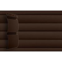 Виниловый сайдинг классик D4.8 Блокхаус - Темный Дуб Виниловый сайдинг классик D4.8 Блокхаус - Темный Дуб