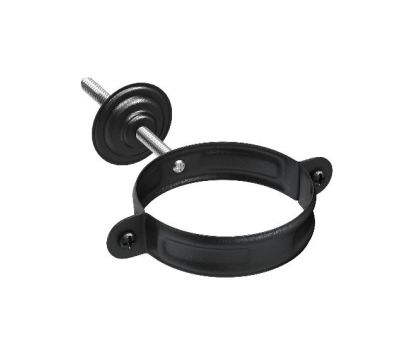 Комплект крепления трубы RAL 9005 Чёрный 125/90 от производителя  Aquasystem по цене 220 р