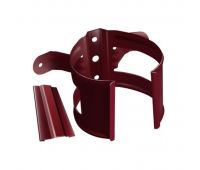 Кронштейн трубы (на дерево) Вишневый (RAL 3005) Кронштейн трубы (на дерево) Вишневый (RAL 3005)
