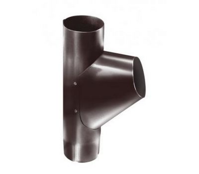 Тройник трубы Коричневый (RAL 8017) от производителя  Grand Line по цене 3 090 р
