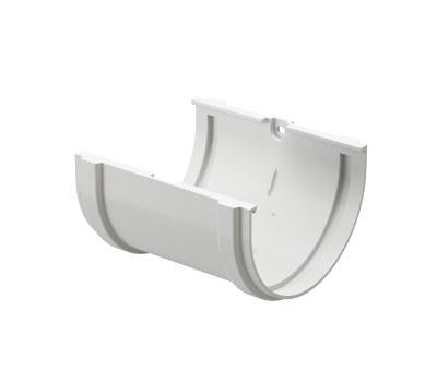 Соединитель желоба Premium ПВХ Пломбир от производителя  Docke по цене 214 р