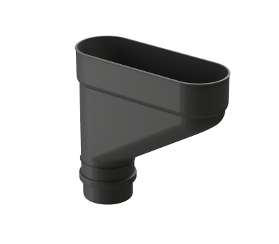 Коллектор для водостока Lux ПВХ Графит от производителя  Docke по цене 1 064 р